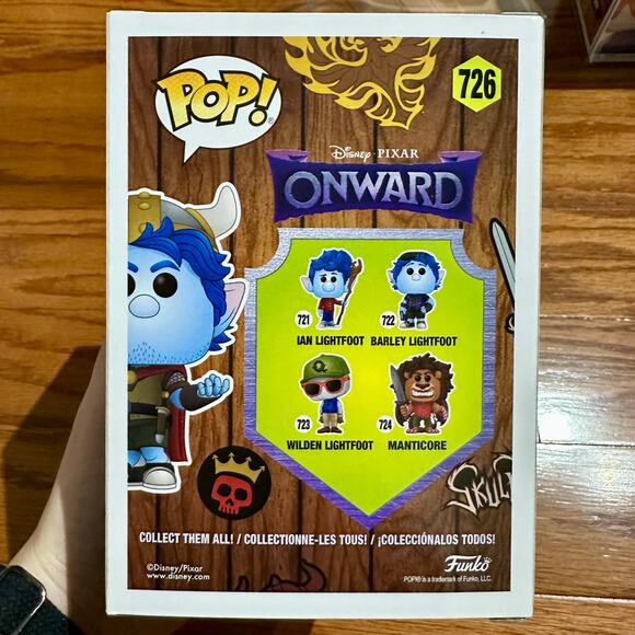 Funko Pop! Disney Pixar Onward Warrior Barley Amazon Exclusive Vinyl Figure #726 - Picture 5 of 10